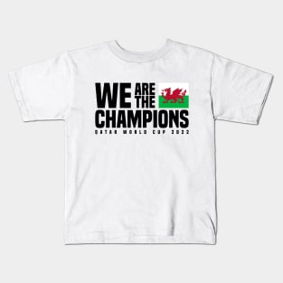 Qatar World Cup Champions 2022 - Wales Kids T-Shirt